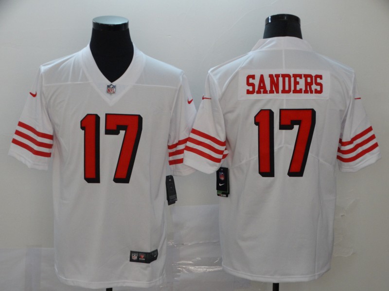 Men's San Francisco 49ers #17 Emmanuel Sanders White New Vapor Untouchable Limited Stitched NFL Jersey